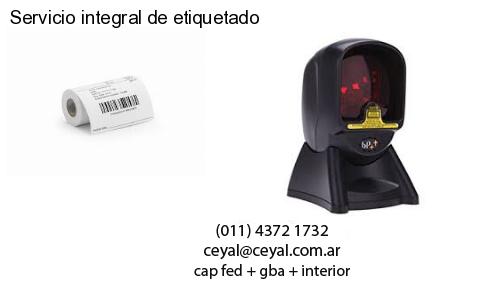 Servicio integral de etiquetado