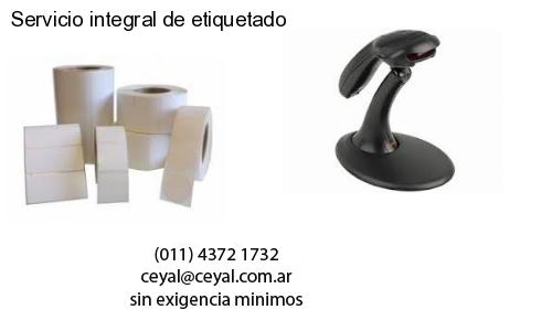 Servicio integral de etiquetado