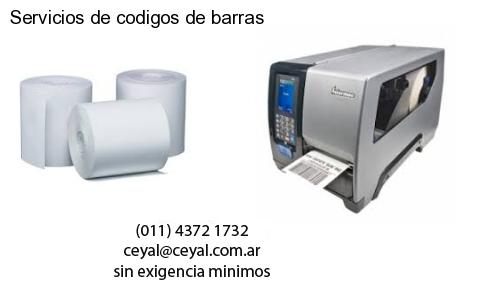 Servicios de codigos de barras