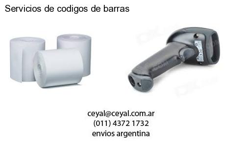 Servicios de codigos de barras