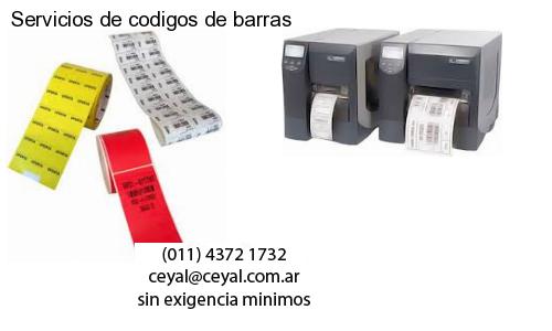 Servicios de codigos de barras