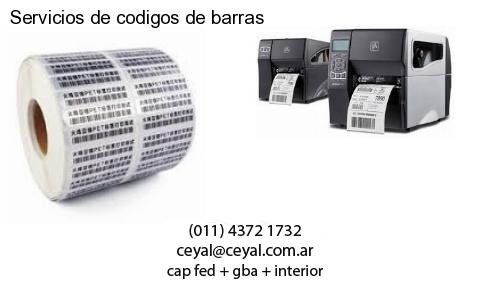 Servicios de codigos de barras