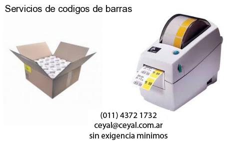 Servicios de codigos de barras