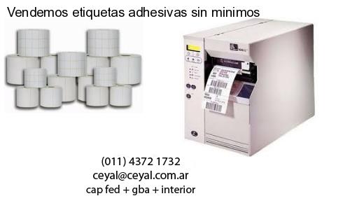 Vendemos etiquetas adhesivas sin minimos