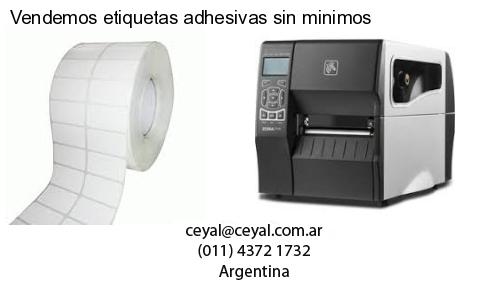 Vendemos etiquetas adhesivas sin minimos