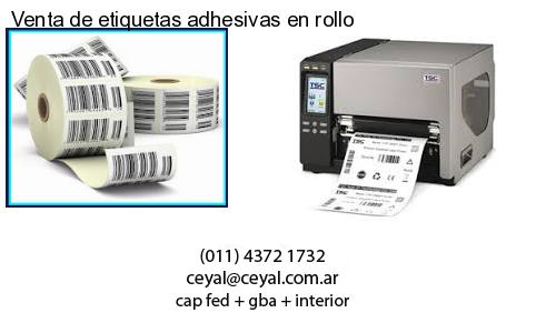 Venta de etiquetas adhesivas en rollo