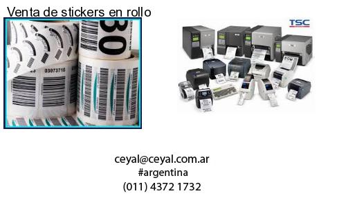 Venta de stickers en rollo