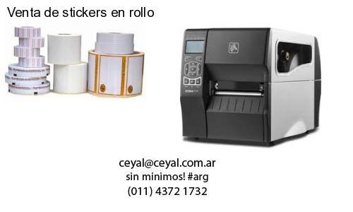 Venta de stickers en rollo