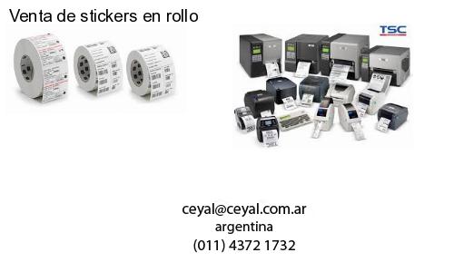 Venta de stickers en rollo