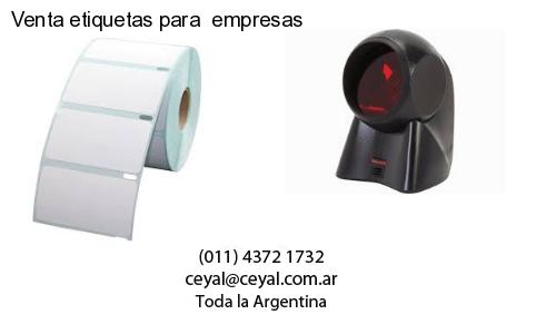 Venta etiquetas para  empresas