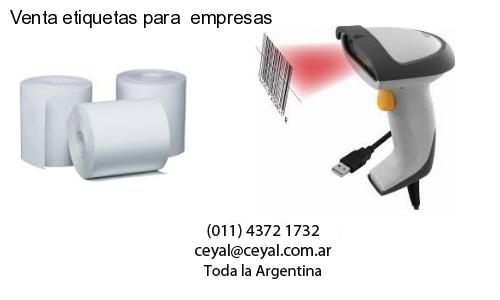 Venta etiquetas para  empresas