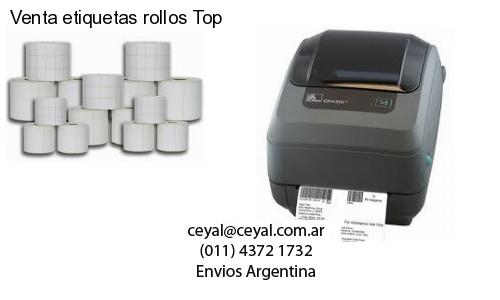 Venta etiquetas rollos Top