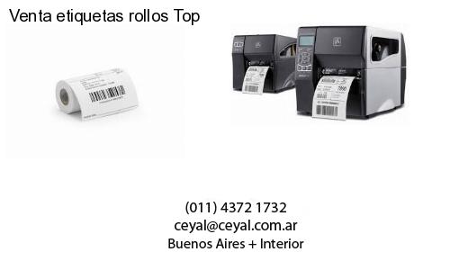 Venta etiquetas rollos Top