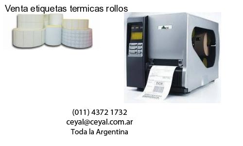 Venta etiquetas termicas rollos