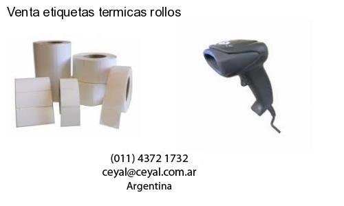 Venta etiquetas termicas rollos