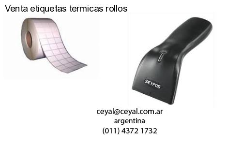 Venta etiquetas termicas rollos