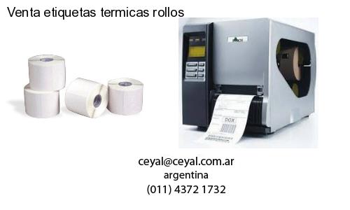 Venta etiquetas termicas rollos