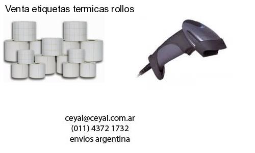 Venta etiquetas termicas rollos