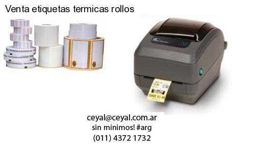 Venta etiquetas termicas rollos