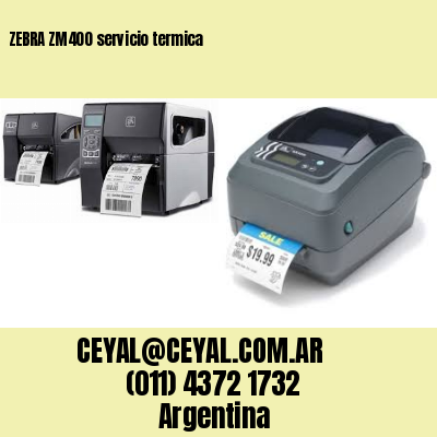 ZEBRA ZM400 servicio termica