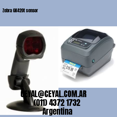 Zebra GK420t sensor