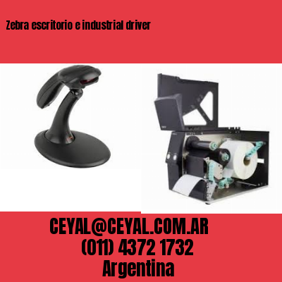 Zebra escritorio e industrial driver