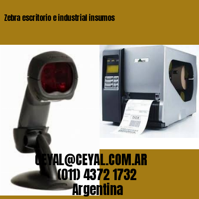 Zebra escritorio e industrial insumos