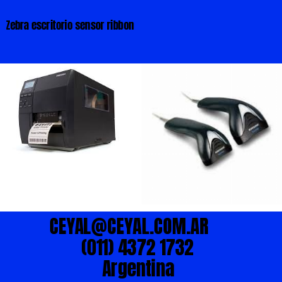 Zebra escritorio sensor ribbon