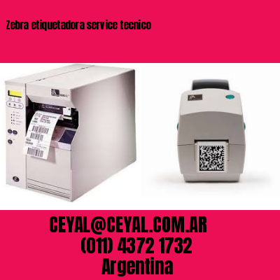 Zebra etiquetadora service tecnico