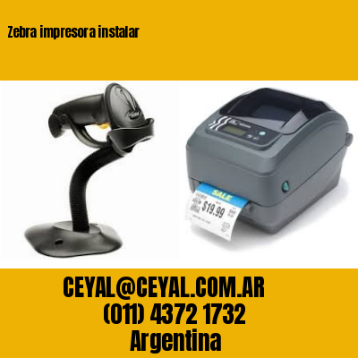 Zebra impresora instalar