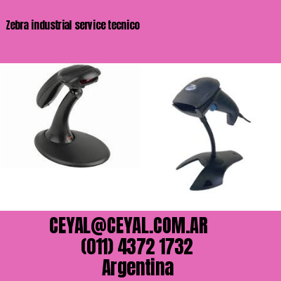 Zebra industrial service tecnico