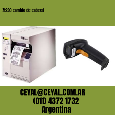 Zt230 cambio de cabezal