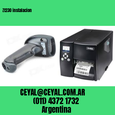 Zt230 instalacion