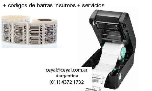   codigos de barras insumos   servicios