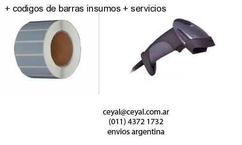   codigos de barras insumos   servicios