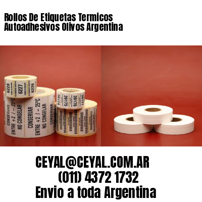 Rollos De Etiquetas Termicos Autoadhesivos Olivos Argentina