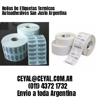 Rollos De Etiquetas Termicos Autoadhesivos San Justo Argentina