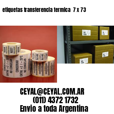 etiquetas transferencia termica  7 x 73