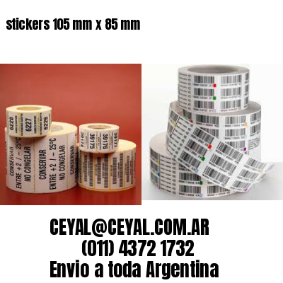 stickers 105 mm x 85 mm	