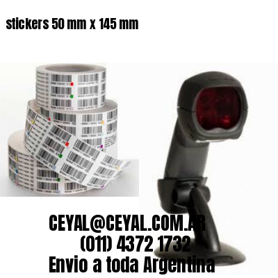 stickers 50 mm x 145 mm	