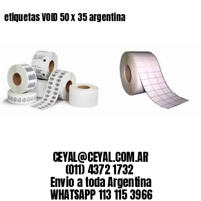 etiquetas VOID 50 x 35 argentina