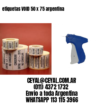 etiquetas VOID 50 x 75 argentina