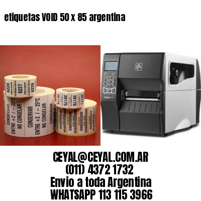 etiquetas VOID 50 x 85 argentina