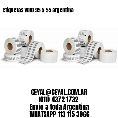 etiquetas VOID 95 x 55 argentina	