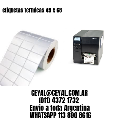 etiquetas termicas 49 x 68