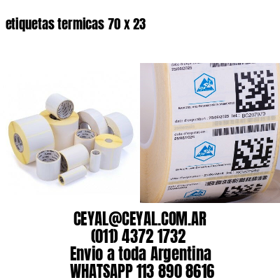 etiquetas termicas 70 x 23