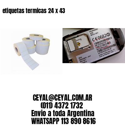 etiquetas termicas 24 x 43