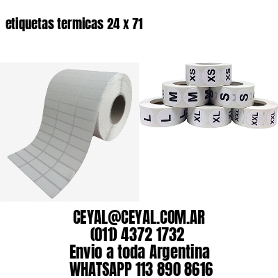 etiquetas termicas 24 x 71