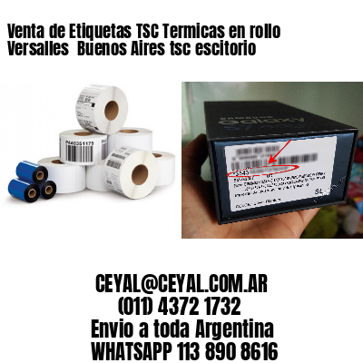 Venta de Etiquetas TSC Termicas en rollo Versalles  Buenos Aires tsc escitorio