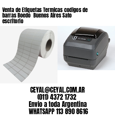 Venta de Etiquetas Termicas codigos de barras Boedo  Buenos Aires Sato escritorio